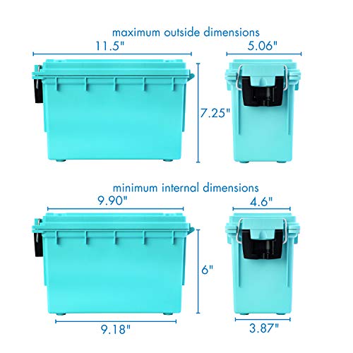 Logix 12533 Teal Craft Organizer, Art Supply Organizer And Storage, Lockable School Supplies Organization thumb #1