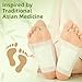 VDDO Deep Cleansing Foot Pads for Better Sleep & Foot Care with Vinegar & Ginger | Premium Natural Bamboo Patches | Japanese Organic Feet Pads | 10 Count Pack