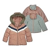 oshkosh jacket toddler System-Jacke OshKosh B\'Gosh Mädchen 4 in 1 Heavyweight Systems Jacke, Pfirsichgrau gestreift, 6X