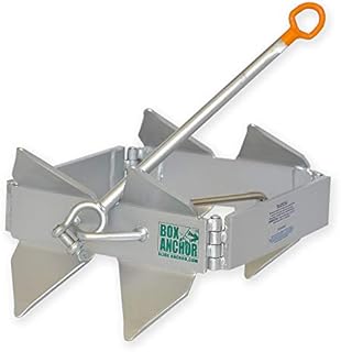 Slide Anchor Box Anchor for Boats, Offshore, Small,Silver