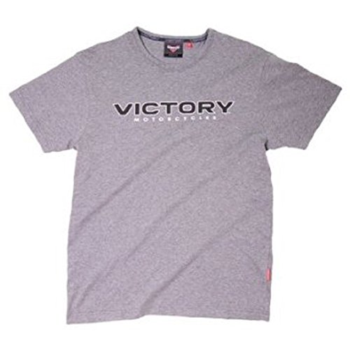 Genuine Victory Motorcycles Mens Logo T-Shirt Grey Marble 2X-Large pt# 286324212