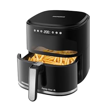Fritadeira Sem Óleo Air Fryer Digital 5L, Mondial, Preto, 2000W, 220V - AF-50-DV