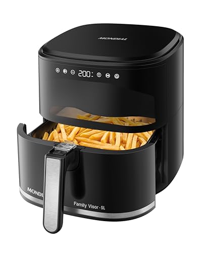 Fritadeira Sem Óleo Air Fryer Digital 5L, Mondial, Preto, 2000W, 110V - AF-50-DV