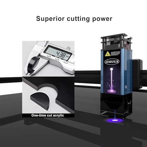 AENBUSLM T1 Laser Engraving Machine,10W Laser Module 3.5W(3500mW) Output Power,Laser Cutting Engraving Tool Engraving Machine for Wood Metal Aluminum Glass Leather - Class 4 - Image 2