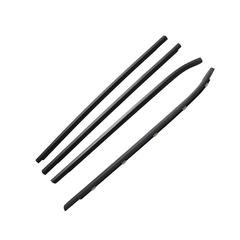 Syxlsjw One Color Sealing Strip 4Pcs Outside Door Weatherstrip For Hyundai For I30 Hatchback 2008-2011 Side Window Outer Moulding Trim Sealing Belt Strip 822102L000