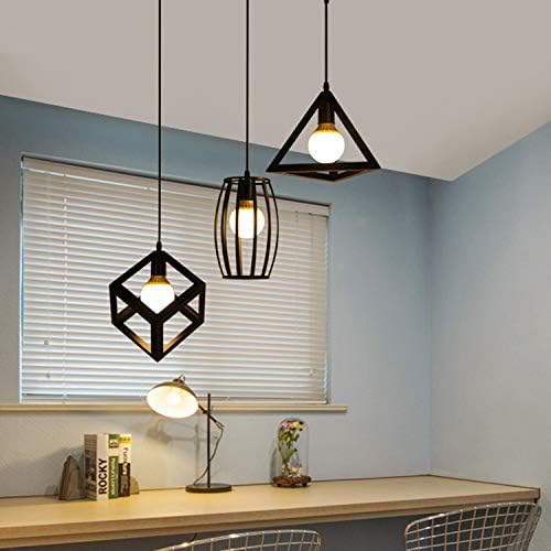 cococity Vintage E27 Lamp Holder Black ES Screw Light Bulb Holder Socket Pendant Fitting Set, Pack of 8