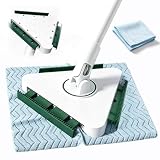 Picture of Small Mini Snap Grip Clamp Triangular Dust Mop, One-Click Cloth Change