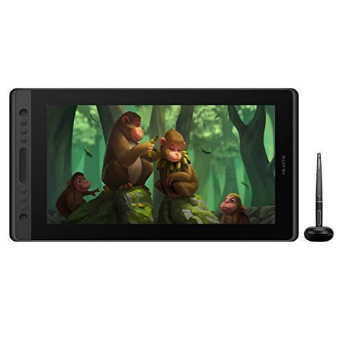 Image of HUION Drawing Tablet Kamvas Pro 16 Pen Tablet Display Tilt Battery-Free Stylus Full-Laminated 8192 Pen Pressure with Stand, Compatible with Chromebook, Windows, Mac and Linux
