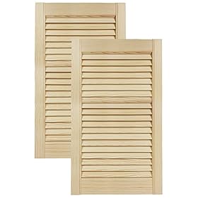 DecoMeister Puertas de Lamas Madera 394x690 mm