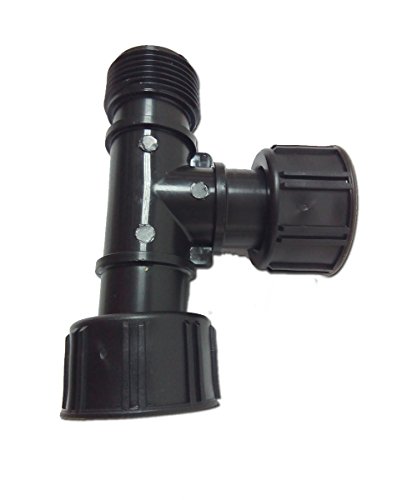 Rc-Junter 922500D00D Colector de riego, 1", 11x7x4.5 cm, Negro Cover