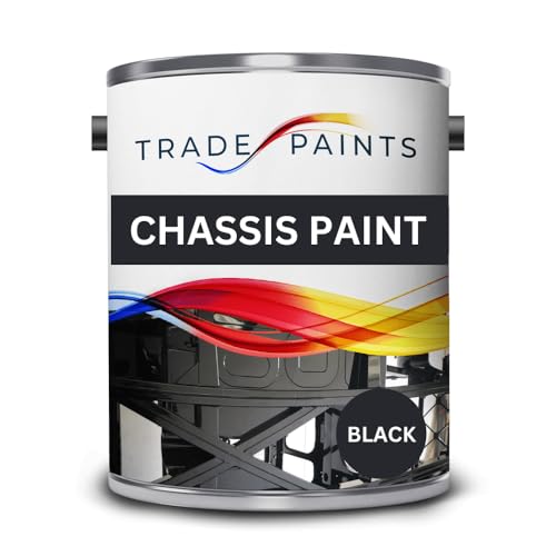 paints4trade Chassis Paint Black - Satin - 5L - Protect & Restore Car Vehicle Underbody