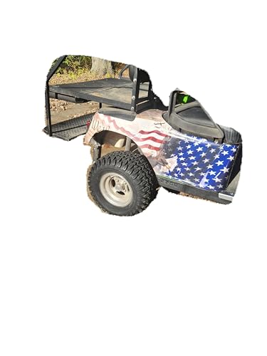Golf Cart American Flag WE The People Large Rear Side wrap