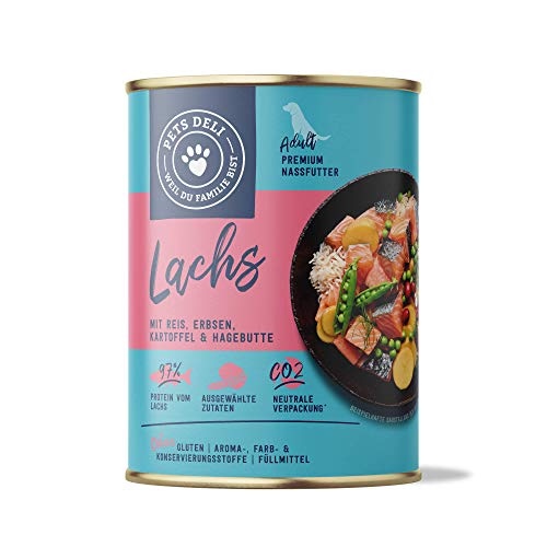 Pets Deli Probierpaket für Hunde mit verschiedenen Nassfuttersorten und Soft & Shiny Snacks - 3450g