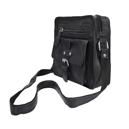 Image of Genuine Leather Sling Bag for Men, Stylish and Spacious Side Bag for Men, Crossbody Bag for Men Daily Use