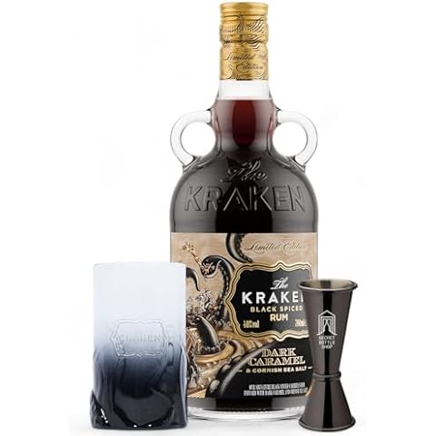 Kraken Dark Caramel Rum Gift Set Cover