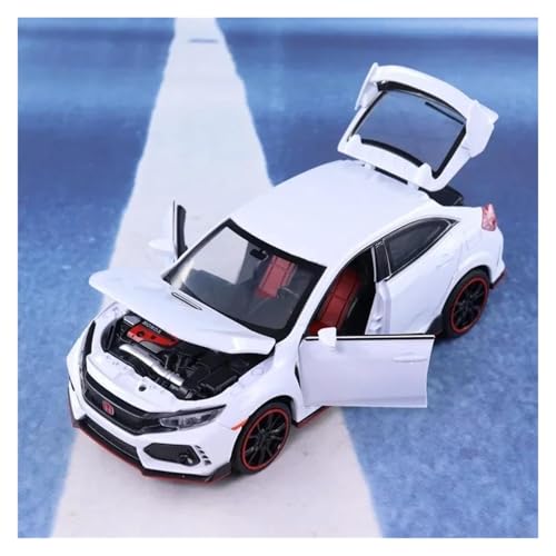 Modelo de coche 1:32 para Civic Type-R en aleación miniatura 5