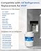 Waterdrop WD-F13 Replacement for GE® MWF®, SmartWater® MWFP, MWFINT, MWFA, GWF, HDX FMG-1, Kenmore® 9991, GSE25GSHECSS, WFC1201 Water Filter, 3 Pack