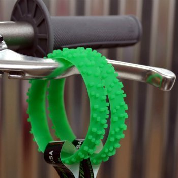 MX GREEN MOTOCROSS KNOBBY DIRT BIKE TIRE WRISTBAND