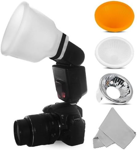 Universal Flash Lambency Cloud + Kit 3 Domes, for all flashes. FREE: A pañito Microfibre Optical.