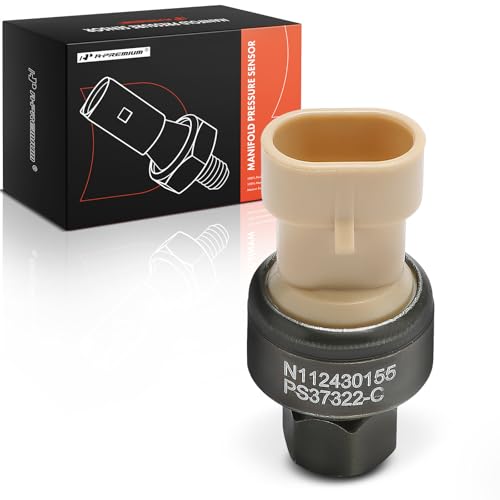 A-Premium A/C High Side Pressure Switch [2 Pins] Compatible with Freightliner 108SD, 114SD, Cascadia, Century Class, Classic, Classic XL, Columbia, Coronado, FL50, FL60, FL70, FLC112, FLD112, FLD120SD