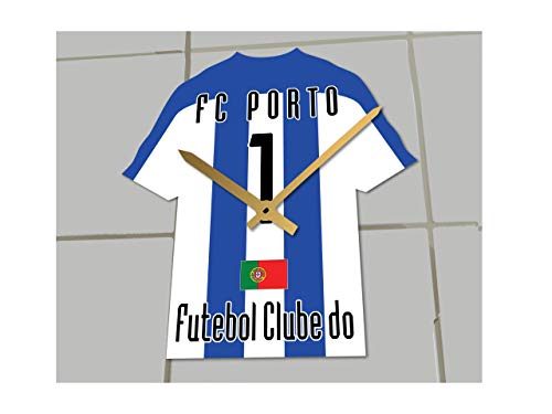 MyShirt123 FC Porto FC Horloge avec Maillot de Football