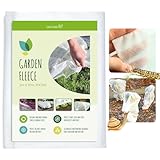 Green Thumbz Manta térmica para Plantas, Malla antiheladas, Protector Plantas heladas, Tela antiheladas para Plantas (2m x 10m)