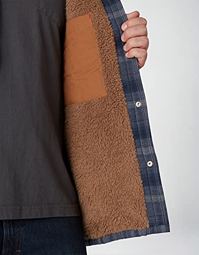 Dickies Men's Big & Tall Water Repellent Fleece-Lined Flannel Shirt Jacket4