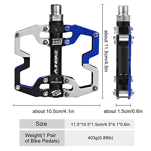 INBIKE Pedale da Ciclismo in Alluminio Ultra
