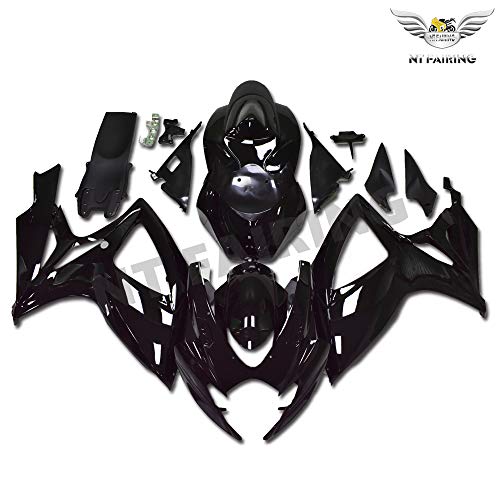Plastic Bodywork Glossy Black Fairing Fit for Suzuki 2006 2007 GSXR 600 750 Injection Mold ABS New Bodyframe 06 07 GSXR-600 750