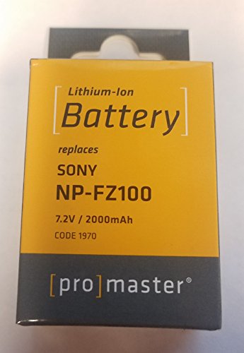 Promaster Li-Ion Battery For Sony Np-Fz100, (Model 1970) #TOP13