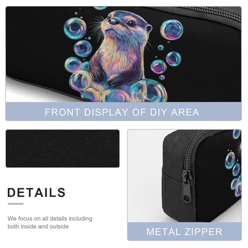 Otter Colorful Bubbles Large Travel Backpacks Carry on Backpack Weekender Bag with 2 Storage Pockets for Men And Women4