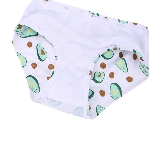 Image of LIZENS Two-Pieces Girls Swimsuit Watermelon Printed Bikini Sets Ruffle Girls Bathing Suit