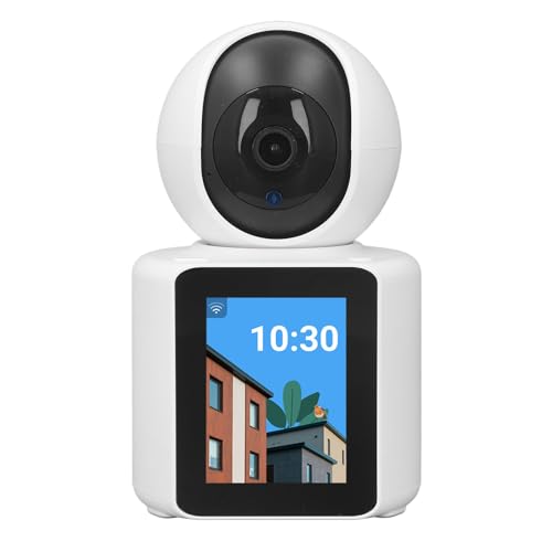 Câmera de Vídeo Inteligente, Lente de ângulo Horizontal 350° Vertical 60° 120 Graus Plugue Americano