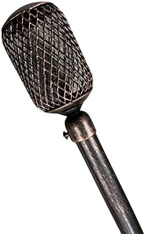 16/19Mm Metal Drape Pole Set (Annette - Black Copper) (48-84)