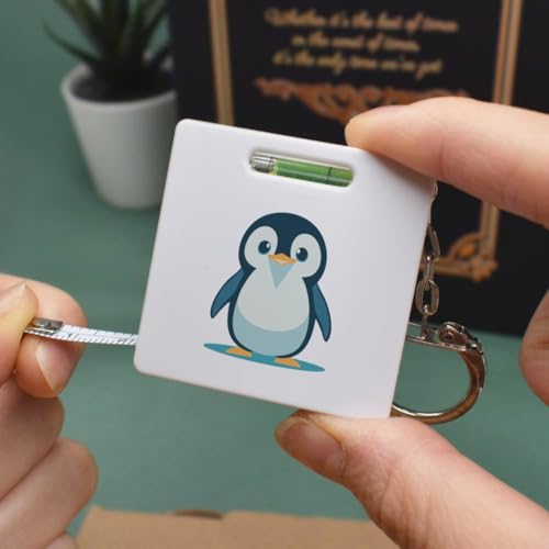 Cinta Métrica Llavero Pingüino Multiherramienta miniatura 2