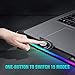 Havit RGB Laptop Cooling Pad Cooler for 15.6-17 Inch Laptop with 3 Quiet Fans and Touch Control, Pure Metal Panel Portable Cooling Stand