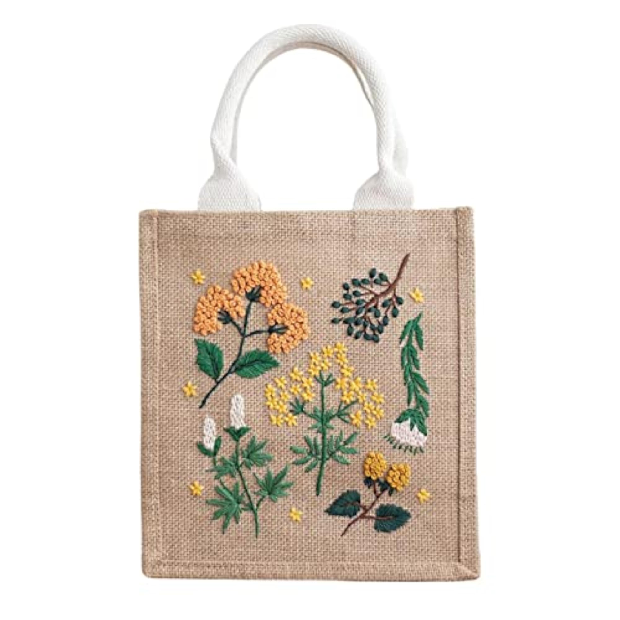 Embroidery Bag for Women Organizer Tote Storage Bag