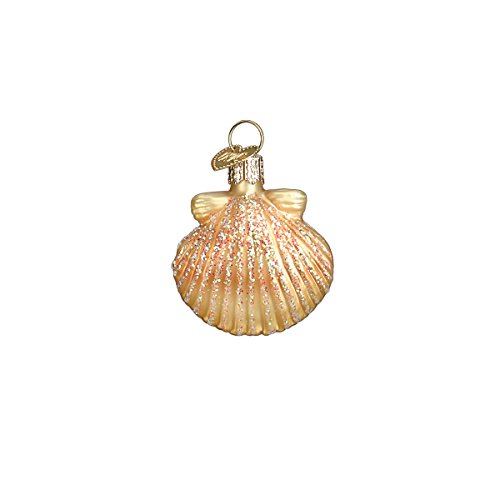 Old World Christmas Mini Ornamen Glass Blown Ornaments For Christmas Tree Assorted Sea Shell Set #TOP10