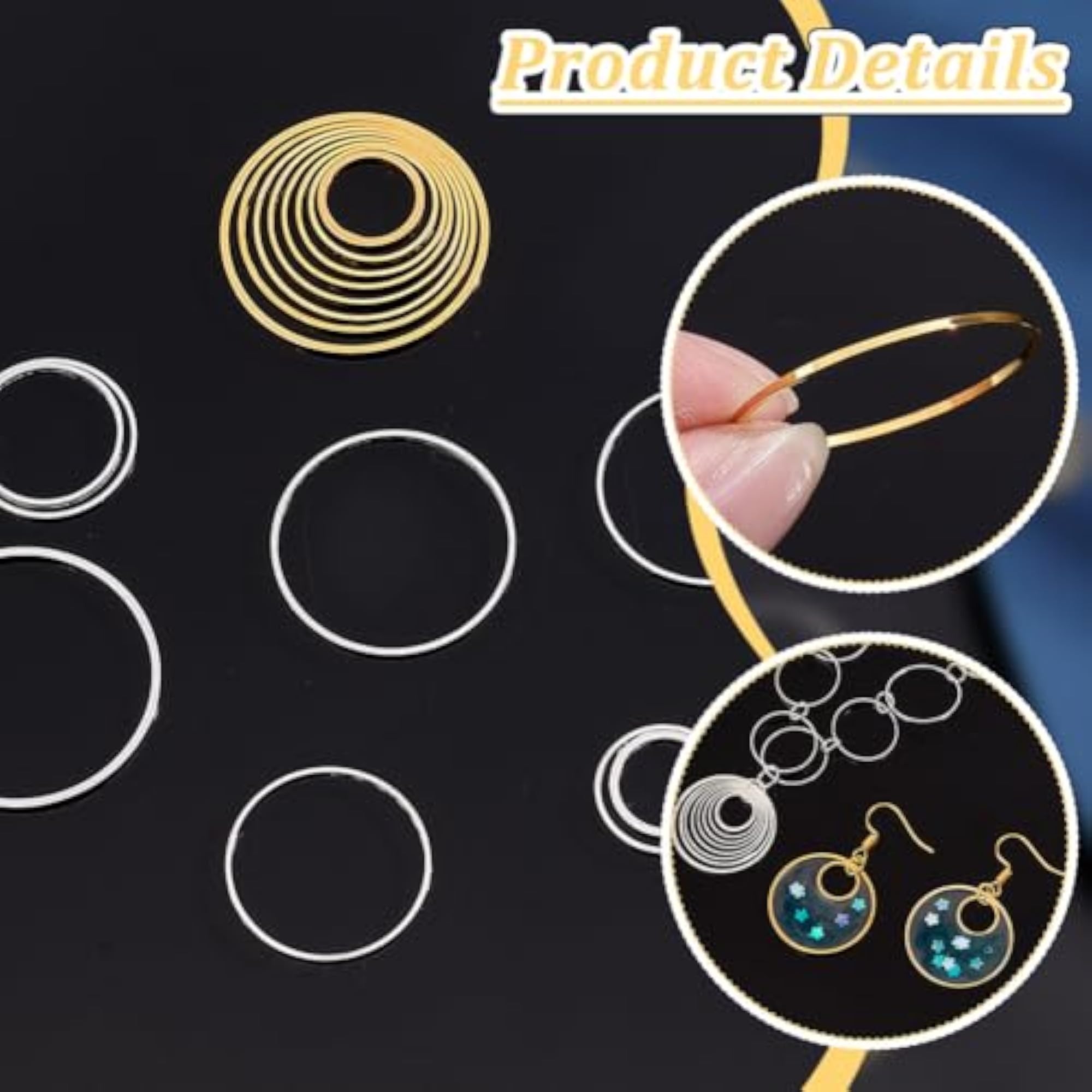 240 pcs Round Open Back Bezel Charms for DIY Jewellery