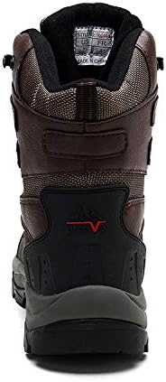 Miniatura 5 de NORTIV 8 - Botas de esquí de invierno con suela de goma para hombre, con aislamiento impermeable