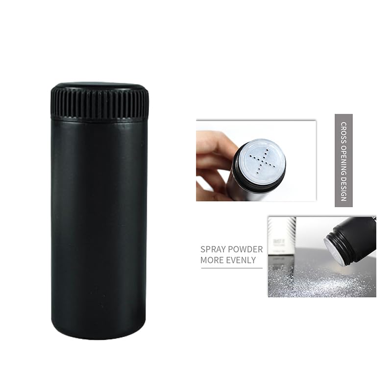 Talcum Powder Bottle Refillable Cosmetic Powder Dispenser Plastic Powder Container Empty Pots Bottle,60/100ml4