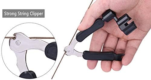 Guitar String Winder Cutter and Bridge Pin Puller, Guitar Repair Tool Functional 3 in 1 (black)