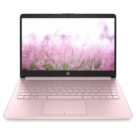 HP Portable 13.8" HD IPS Laptop, Intel Celeron N Processor Up to 2.78GHz, 4GB DDR4, 64GB SSD, HDMI, RJ45, Webcam, Bluetooth, Windows 11, Pastel Pink(Renewed)