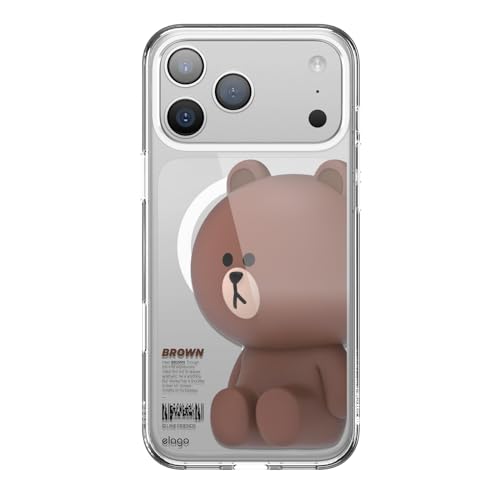 �yelago�z iPhone 17 Pro Max �Ή� �P�[�X �}�O�Z�[�t �Ή� ���C���t�����Y ���� ���C�Z���X ���� �X�}�z�P�[�X [ iPhone17Pro Max iPhone17ProMax �Ή� ] case LINE FRIENDS Br