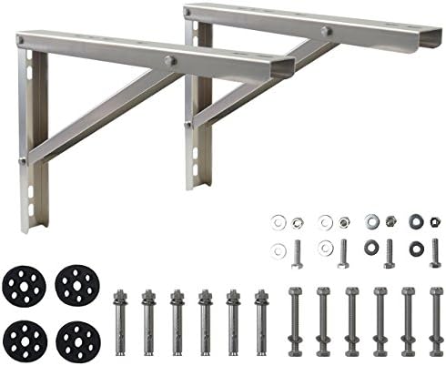 Homydom Mounting Bracket for Ductless Mini Split Air Conditioner Heat Pump 9000-36000 Btu Condenser, Rust Free Aluminium Alloy