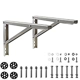 Homydom Mounting Bracket for Ductless Mini Split Air Conditioner Heat Pump 9000-36000 Btu Condenser, Rust Free Aluminium Alloy