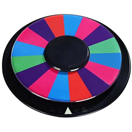 STOBOK zum Drehen Rad Preisrad Partyspiel Lotteriespiele Glücksspiele DIY Rad Tischspiel Drehen Platte Spielzeug für Party Spiele