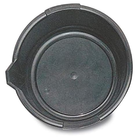 WirthCo Funnel King 32950 Oil Drain Pan, Length 13 1/2", Height 4 1/2", Made in USA, Black Cover