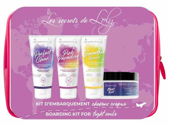 Les Secrets de Loly Trousse Voyage Cheveux Crépus
