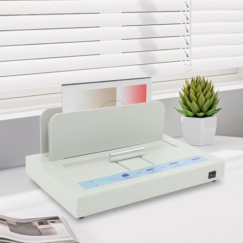 110v Thermal Binding Machine 480 Sheets Capacity Book Binding Material, A3/A4 Document Heat Binder Hot Melt Machine Metal Thermal Binder Contract Document Invoice Folder